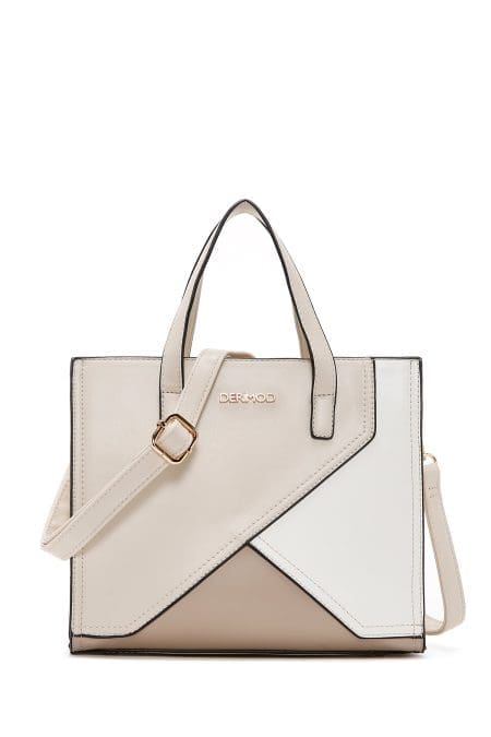 کیف زنانه کرم دوشی بلند دری مد