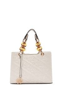 کیف زنانه کرم دوشی بلند کلاسیک کاپیتونه دری مد