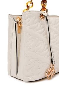 کیف زنانه کرم دوشی بلند کلاسیک کاپیتونه دری مد