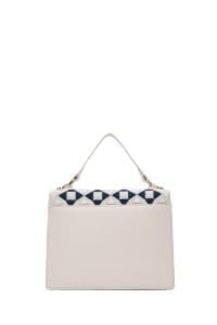 کیف زنانه کرم چاپ‌دار دوشی بلند دری مد