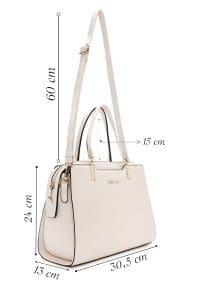 کیف زنانه کرم کروکدیل دستی دری مد