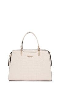 کیف زنانه کرم کروکدیل دستی دری مد