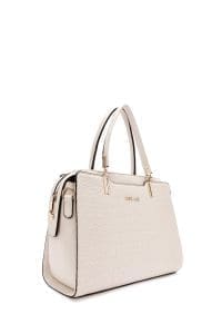 کیف زنانه کرم کروکدیل دستی دری مد