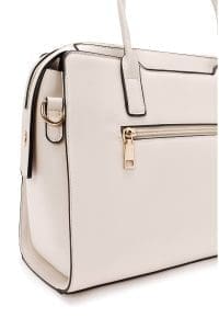 کیف زنانه کرم کروکدیل دستی دری مد