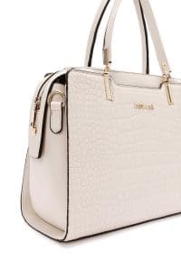 کیف زنانه کرم کروکدیل دستی دری مد