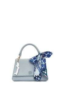 کیف زنانه کلاسیک آبی دوشی بلند دری مد