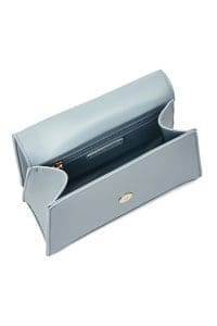 کیف زنانه کلاسیک آبی دوشی بلند دری مد