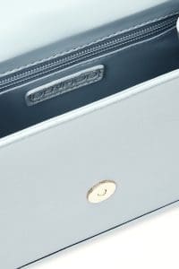 کیف زنانه کلاسیک آبی دوشی بلند دری مد