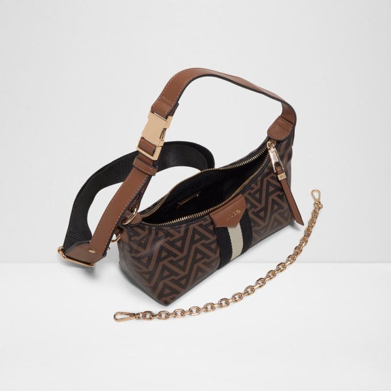 کیف شانه ای قهوه ای چرم  CORDIDA- ALDO