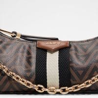 کیف شانه ای قهوه ای چرم  CORDIDA- ALDO