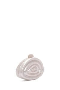 کیف مینی کلاچ زنانه سفید بند بلند طرح‌دار دری مد