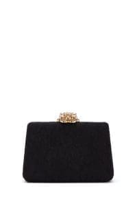 کیف مینی کلاچ زنانه مشکی بند بلند زنجیری دری مد