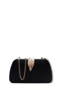 کیف مینی کلاچ زنانه مشکی بند بلند زنجیری دری مد