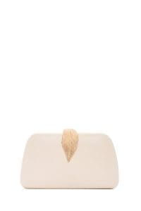 کیف مینی کلاچ زنانه کرم بند بلند زنجیری دری مد