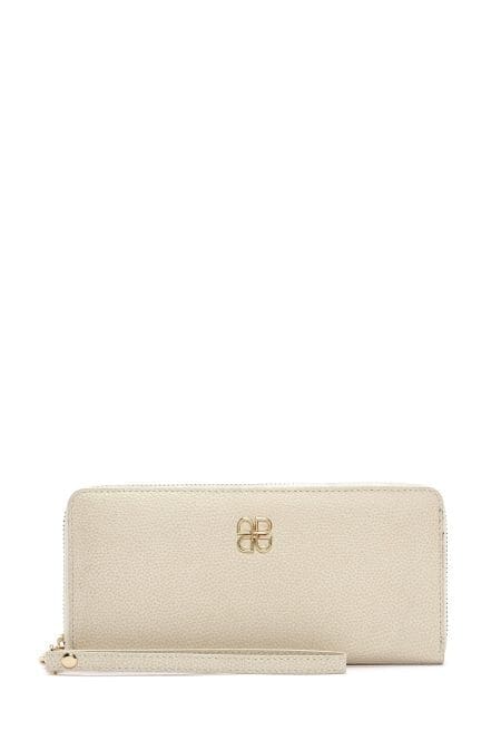 کیف پول زنانه بژ دری مد