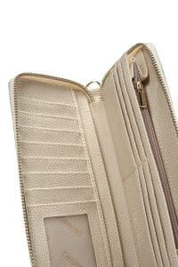 کیف پول زنانه بژ دری مد