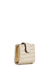 کیف پول طلایی زنانه دری مد