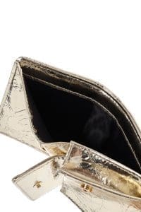 کیف پول طلایی زنانه دری مد