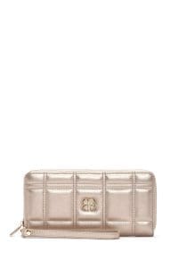 کیف پول طلایی زنانه دری مد