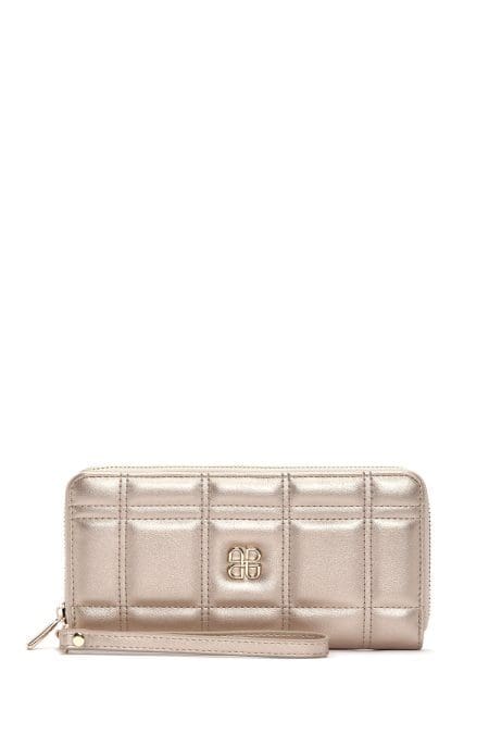 کیف پول طلایی زنانه دری مد