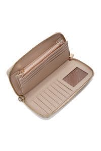 کیف پول طلایی زنانه دری مد