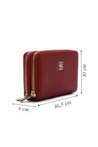 کیف پول قرمز زنانه دری مد