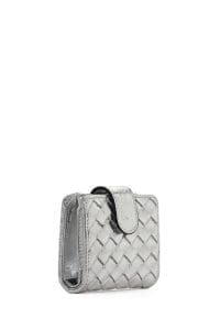 کیف پول نقره ای زنانه دری مد