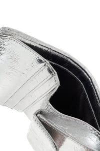 کیف پول نقره ای زنانه دری مد