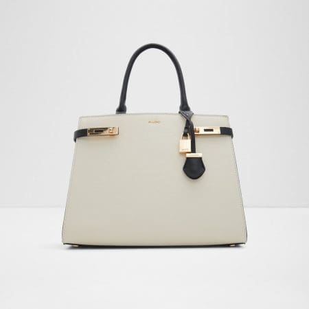 کیف چرم زنانه سفید مشکی MANILLA  -ALDO