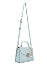 کیف کراس بادی زنانه آبی بند بلند با جزئیات اکسسوری دری مد