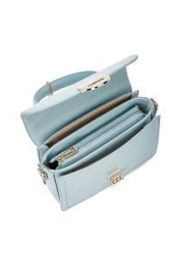 کیف کراس بادی زنانه آبی بند بلند با جزئیات اکسسوری دری مد