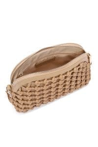 کیف کراس بادی زنانه بافت بژ بند بلند دری مد