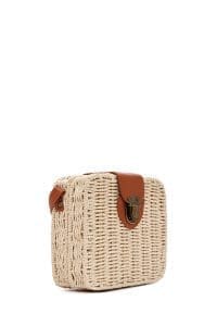 کیف کراس بادی زنانه حصیری کرم بند بلند دری مد