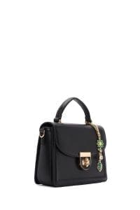 کیف کراس بادی زنانه مشکی بند بلند با جزئیات اکسسوری دری مد