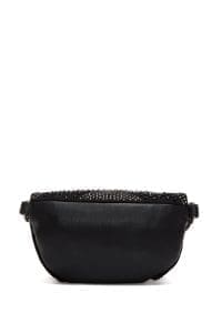 کیف کراس بادی زنانه مشکی بند بلند با نگین دری مد