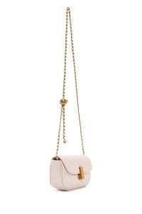 کیف کراس بادی زنانه مینی کرم کاپیتونه بند بلند دری مد