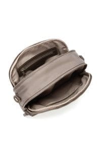 کیف کراس بادی زنانه پارچه‌ای مینی بژ بند بلند دری مد