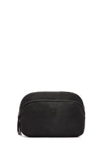 کیف کراس بادی زنانه پارچه‌ای مینی مشکی بند بلند دری مد