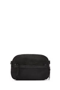 کیف کراس بادی زنانه پارچه‌ای مینی مشکی بند بلند دری مد