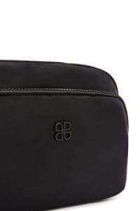 کیف کراس بادی زنانه پارچه‌ای مینی مشکی بند بلند دری مد