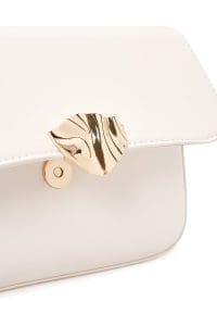 کیف کراس بادی زنانه چرم سفید بند بلند دری مد