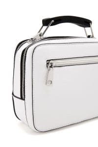 کیف کراس بادی زنانه چرم سفید بند بلند دری مد