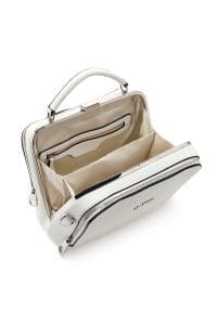 کیف کراس بادی زنانه چرم سفید بند بلند دری مد