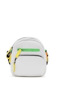 کیف کراس بادی زنانه چرم سفید بند بلند دری مد