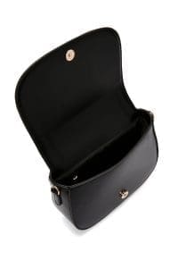 کیف کراس بادی زنانه چرم مشکی بند بلند دری مد