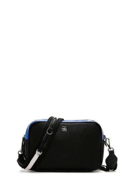 کیف کراس بادی زنانه چرم مشکی بند بلند دری مد