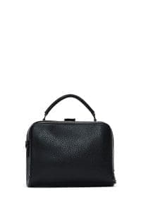 کیف کراس بادی زنانه چرم مشکی بند بلند دری مد