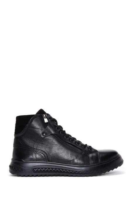 بوت مردانه زیپ دار مردانه مشکی دری مد