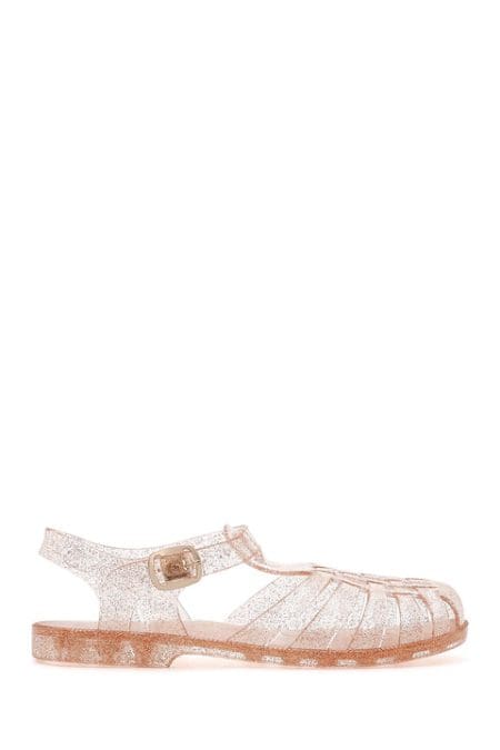 صندل مچ پا طلایی زنانه