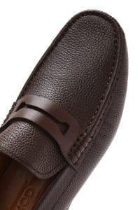 لوفر مردانه چرم قهوه‌ای روزمره دری مد